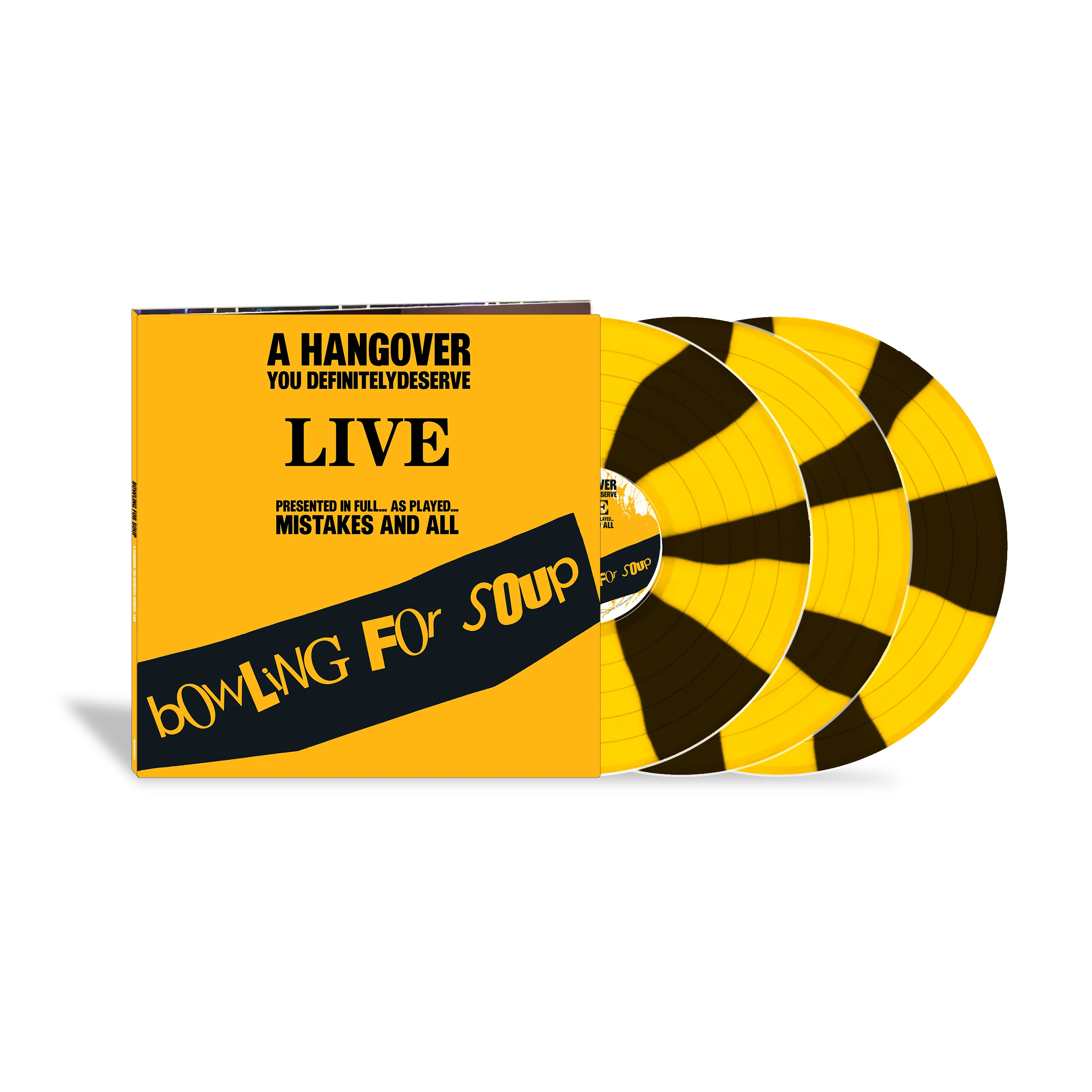 Bowling For Soup - A Hangover you Definitely Deserveā¦Live (3LP)
